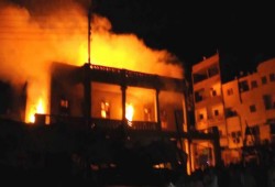 الصحة: 33 مصابا فى حريق بالشركة المصرية للأدوية بالإسكندرية