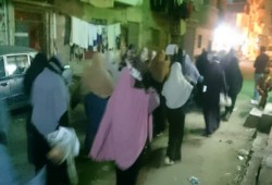 مسيرة ليلية لحرائر العصافرة بالإسكندرية ضد حكم العسكر