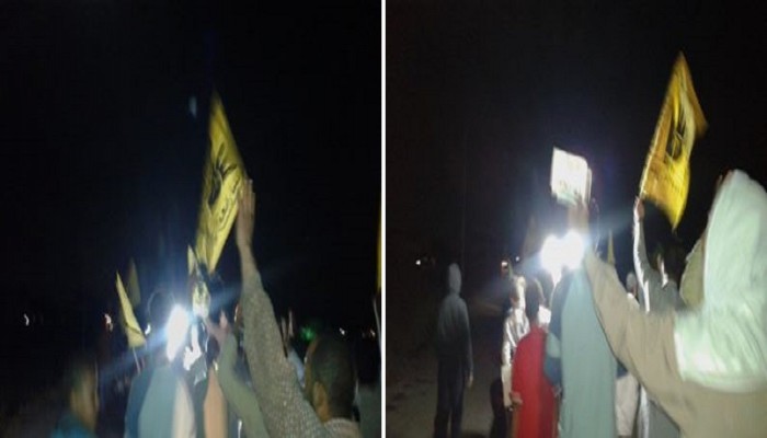 ثوار مركز دمنهور يهتفون: " ثورة ثورة حتى النصر..ثورة في كل شوارع مصر"