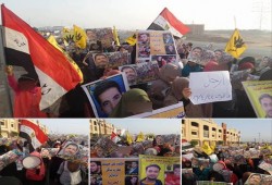 الشرقية : تظاهرات شعبية حاشدة بفاقوس تطالب برحيل العسكر