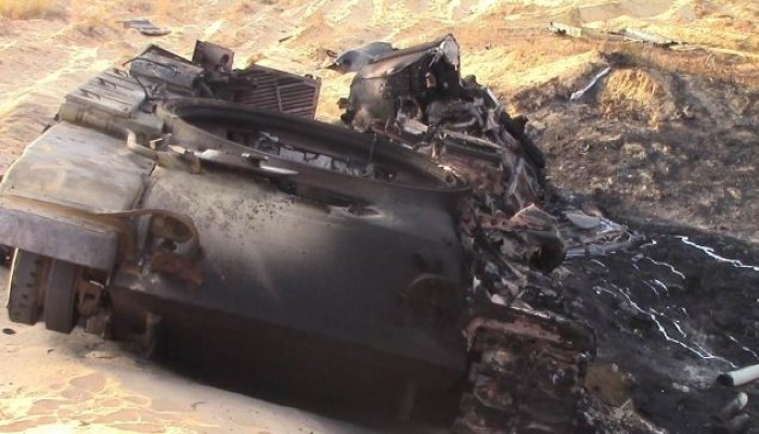 إصابة 10 جنود شرطة جراء انقلاب مدرعة بالعريش