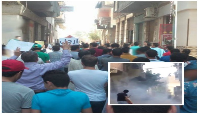 ثوار أبو كبير يتصدون لأمن الانقلاب ويستكملون مسيرتهم