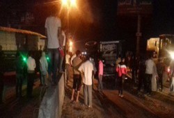 شلل مرورى بطريق "القاهرة - الإسكندرية" الزراعى إثر انقلاب "تريلا"