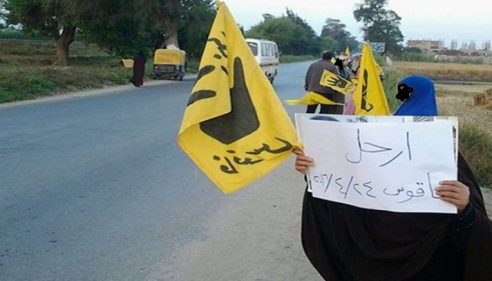 الشرقية : تواصل التظاهرات الشعبية المطالبة برحيل العسكر بفاقوس