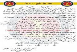 "شباب ضد الانقلاب" تعلن مشاركتها في تظاهرات "مصر مش للبيع"