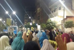 مسيرة ليلية لأحرار بني سويف ضد الانقلاب العسكري