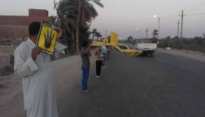 ثوار ‫‏الفيوم يواصلون تظاهرات"ارحل" لاسقاط الانقلاب العسكري