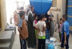 أزمات الانقلاب.. فنطاس المياه بشمال سيناء بـ400 جنيه