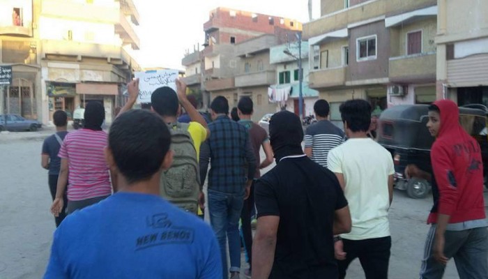 "شباب ضد الإنقلاب" بحوش عيسي في مسيرة حاشدة ضد حكم العسكر