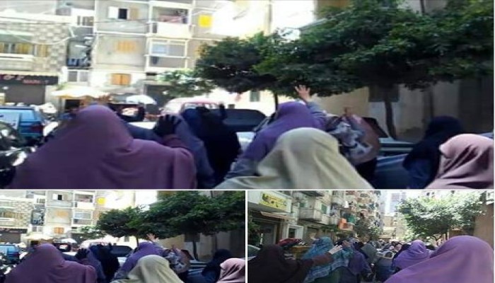 الاسكندرية : تظاهرات حاشدة بسيدى بشر رفضا للانقلاب