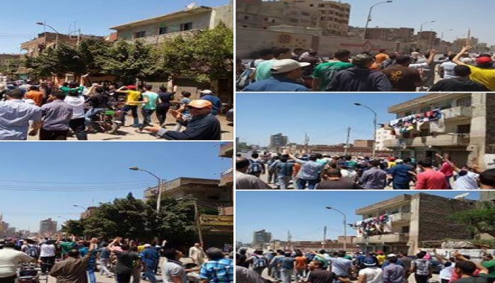 مسيرة حاشدة ضد الانقلاب في الزقازيق ضمن فعاليات "اغضب"