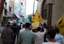 الفيوم تنتفض وتندد بجرائم الانقلاب في جمعة "اغضب"