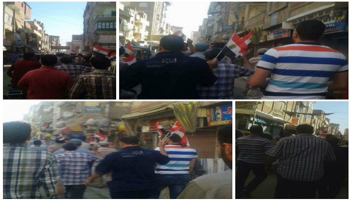 فعالية مناهضة للعسكر لثوار المحلة في بداية أسبوع "اغضب"