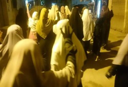 مسيرة ليلية لحرائر المنتوه بالإسكندرية تنديدا بتخاذل العرب عن نصر المسلمين