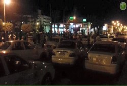 شلل مرورى بالسويس بسبب إضراب سائقى التاكسى