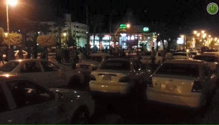 شلل مرورى بالسويس بسبب إضراب سائقى التاكسى