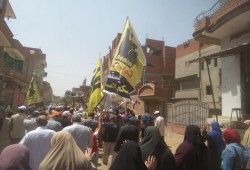 قرية الرئيس مرسي تتضامن مع سوريا