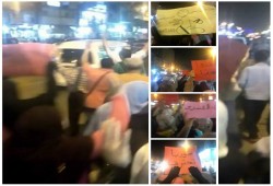 مسيرة لثوار العجمي بالإسكندرية تضامنا مع حلب