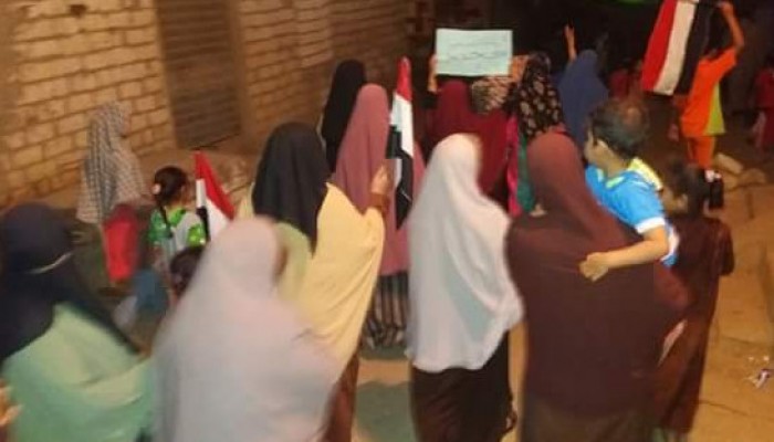 بني سويف تنتفض بـ 4 تظاهرات تضامنا مع سوريا