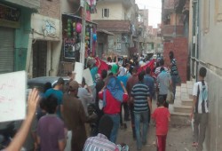 مسيرة لثورا أبو حماد بالشرقية رفضا للانقلاب العسكري