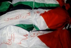 الآلاف بغزة يشيعون جثامين الأطفال الثلاثة من عائلة "الهندي"