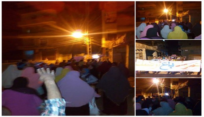 مسيرة ليلية مناهضة للانقلاب لثوار قطور بالغربية