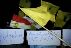 ثوار بئر العبد يواصلون فعالياتهم الثورية ضد حكم العسكر