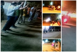 أهالي شلشلمون بالشرقية يحتجون على اختطاف طالب من لجنة الإمتحانات