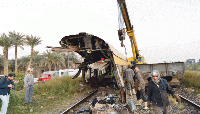 "الإحصاء": ارتفاع حوادث القطارات في مصر بنسبة 18.3%