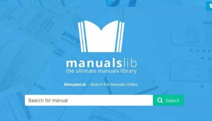 موقع manualslib للحصول على دليل استخدام لأي جهاز