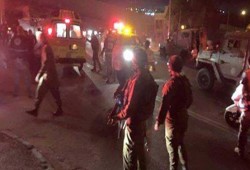 إصابة 3 صهاينة بانفجار قرب مدخل "حزما" شمال القدس