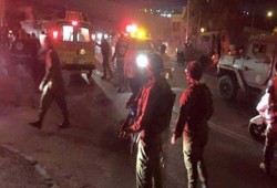 إصابة 3 صهاينة بانفجار قرب مدخل "حزما" شمال القدس