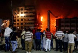 خسائر بالملايين في حريق الغورية .. والتجار لنظام الانقلاب : "حسبنا الله ونعم الوكيل"