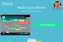 خدمة Weld لإنشاء تطبيقات ويب بدون خبرة برمجية