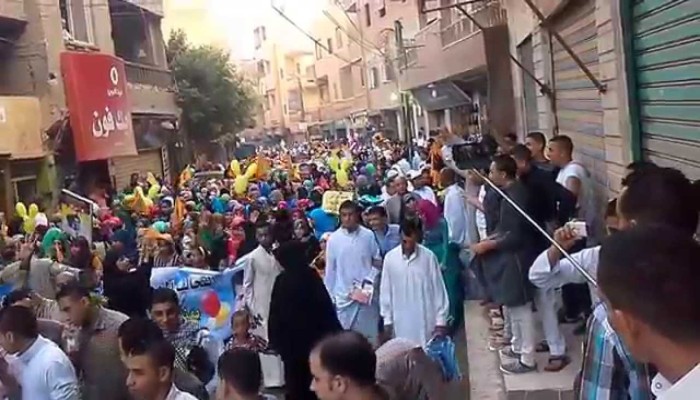 أحرار كرداسة يدشنون مظاهرات ثوار الجيزة فى جمعة "السيسى يحرق مصر"