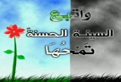 وأتبع السيئة الحسنة تمحها