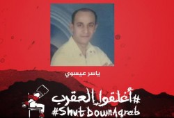 نقل ياسر عيسوي إلى المستشفى للمرة الثانية خلال أسبوع نتيجة تعنت سجن العقرب