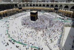 إزالة جسر المطاف المؤقت بالمسجد الحرام