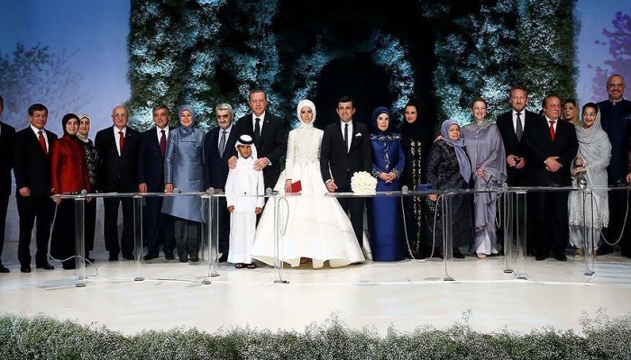 عقد قران "سمية" كريمة الرئيس أردوغان على "سلجوق بيرقدار"