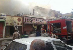 نصف مليون جنيه "خسائر مبدئية" لحريق أسيوط