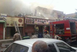 نصف مليون جنيه "خسائر مبدئية" لحريق أسيوط
