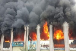 التعليم: حريق بمدرسة في الدقي بسبب انفجار أسطوانة غاز