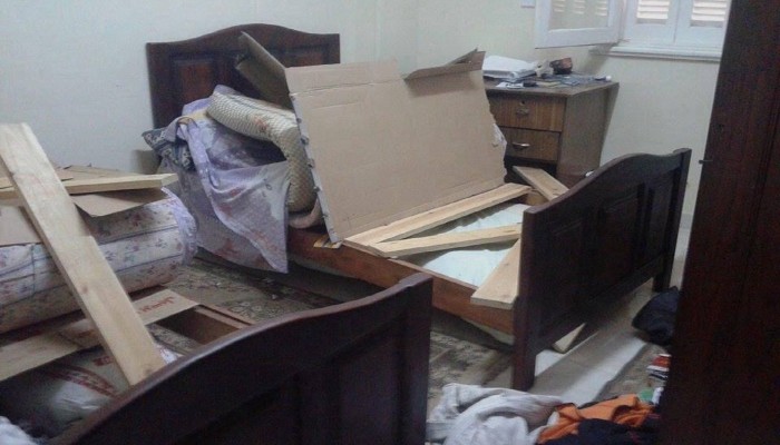 مداهمة منزل محامي المرصد العربي وتكسيره وسرقة ملفات القضايا