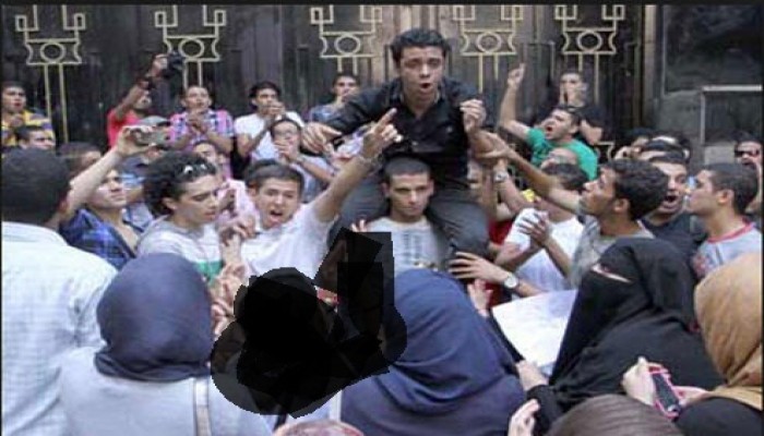 وقفة احتجاجية لطلاب الثانوية العامة بسيناء