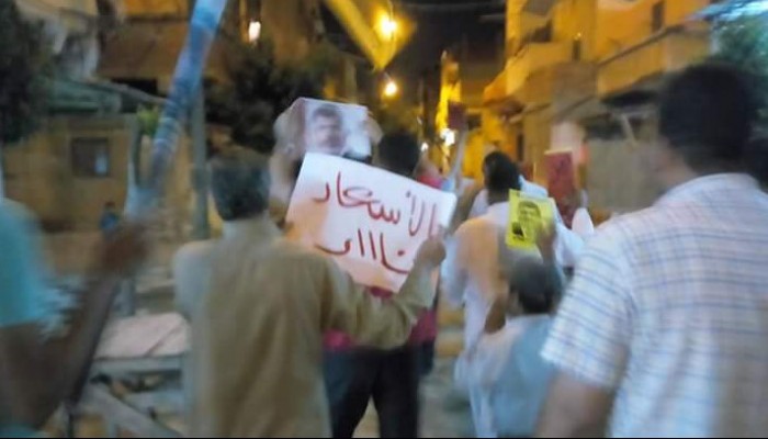 فعالية ليلية لثوار العامرية بالإسكندرية ضد الظلم والاستبداد