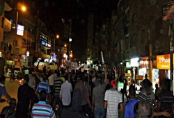فعالية ليلية لثوار منيا القمح بالشرقية تنديدا بجرائم العسكر وللمطالبة برحيله