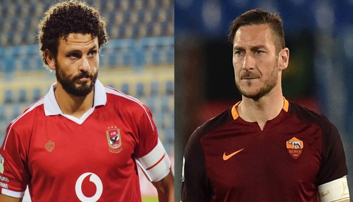 قائدي الأهلي وروما في مؤتمر صحفي بدبي اليوم