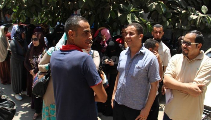 وقفة للعاملين بشركة النيل أمام مجلس الوزراء للمطالبة بحقوقهم