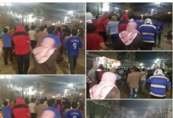 مسيرة حاشدة لثوار حوش عيسي تهتف " ثورة كاملة ثورة تشيل..كل خاين كل عميل"