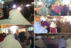 مسيرة حاشدة لحرائر الإسكندرية في حي المنتزة ضد السيسي